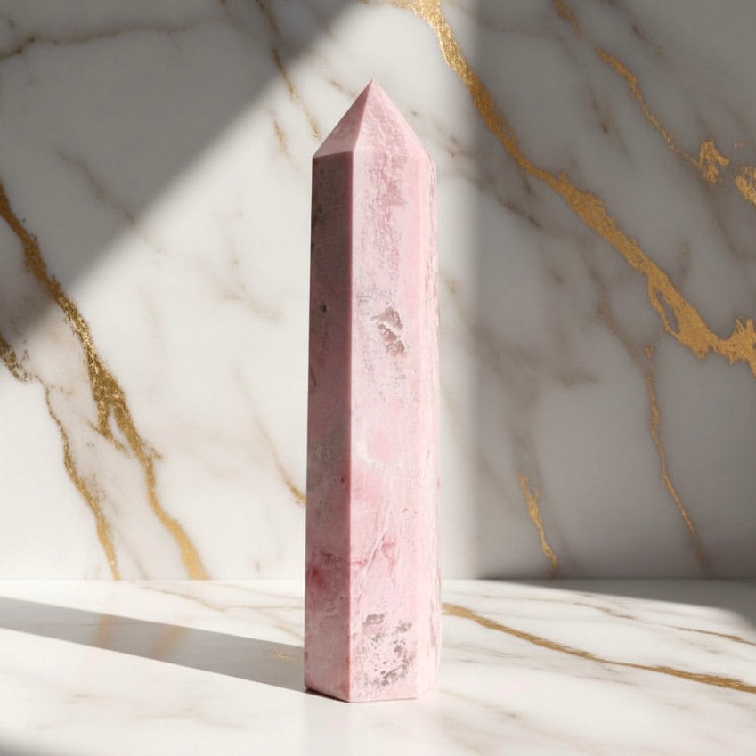 Opalit Obelisk – Energie & Ausgleich JETZT sichern CrystalScents