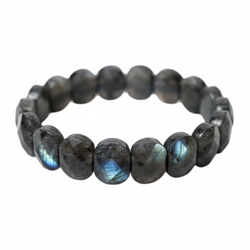 Labradorit Facettenarmband – Fokus & Transformation