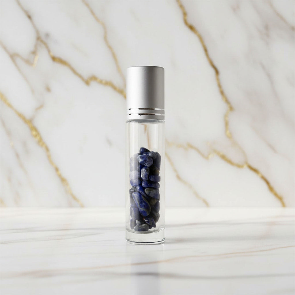 Sodalit Ölroller – praktische Größe JETZT sichern CrystalScents