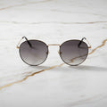 Sonnenbrille in Gold mit schwarzem Verlauf CrystalScents