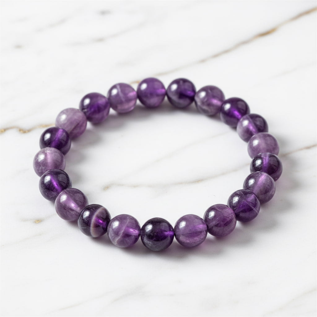Amethyst Kugelarmband - Zeitlos & Stilvoll