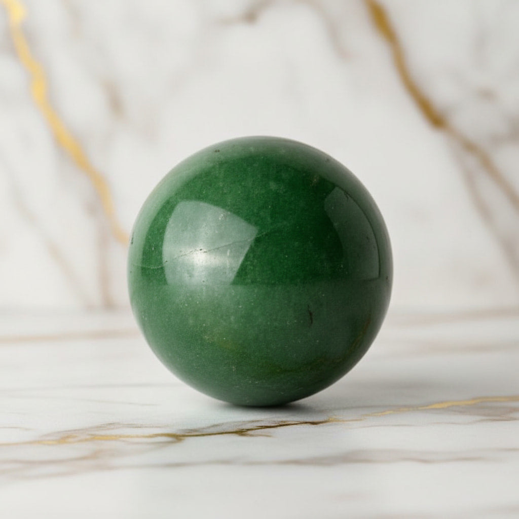 Mini Aventurin Kugel - Rundes Glück CrystalScents