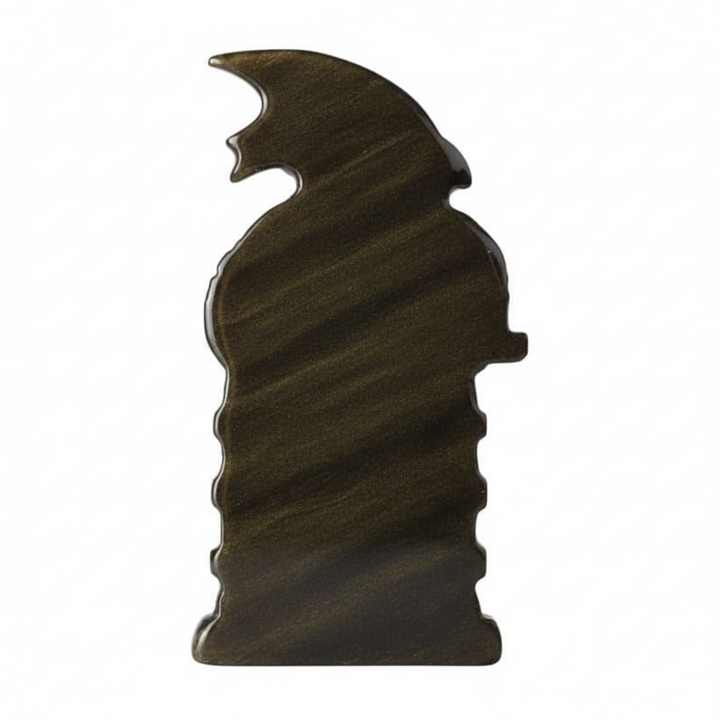 Gold Obsidian „Drachenportal“ – Mystische Kristallskulptur CrystalScents