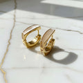 Kreolen in Gold mit edlem Schimmer-Effekt CrystalScents
