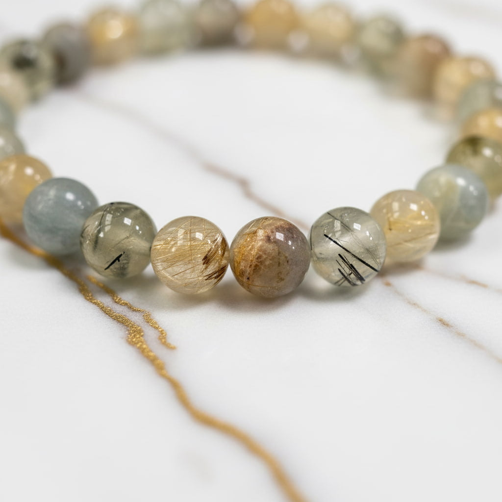 Quarz Kugelarmband – Balance & Wohlbefinden CrystalScents