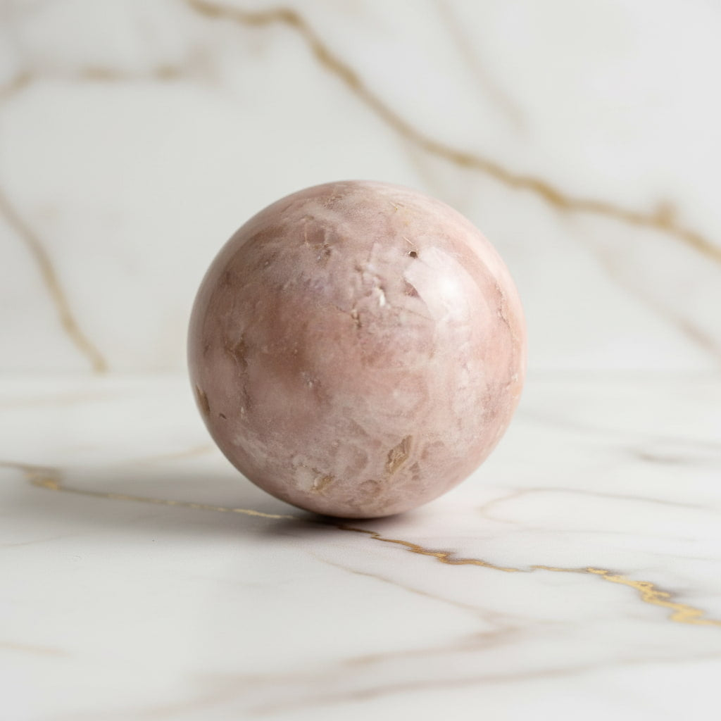 Rosa Amethyst Kugel – Sanfte Begleiterin & Harmonie CrystalScents