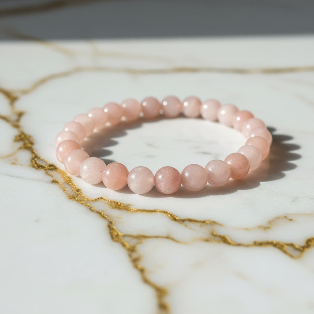 Katzenauge Kunzit Kugelarmband – Verbindung & Harmonie CrystalScents
