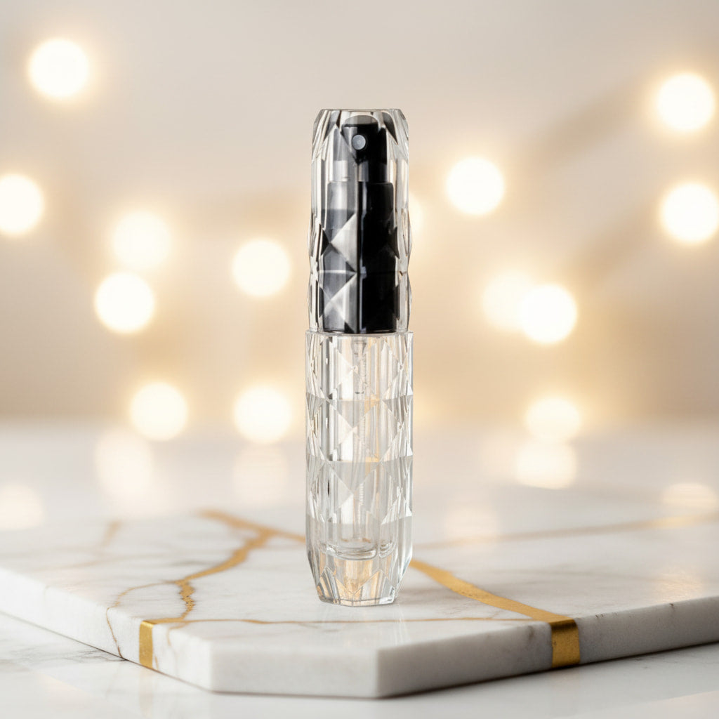 Parfüm Abfüller in Schwarz zum Abpumpen CrystalScents