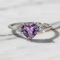 Amethyst Ring - Liebevoller Begleiter CrystalScents