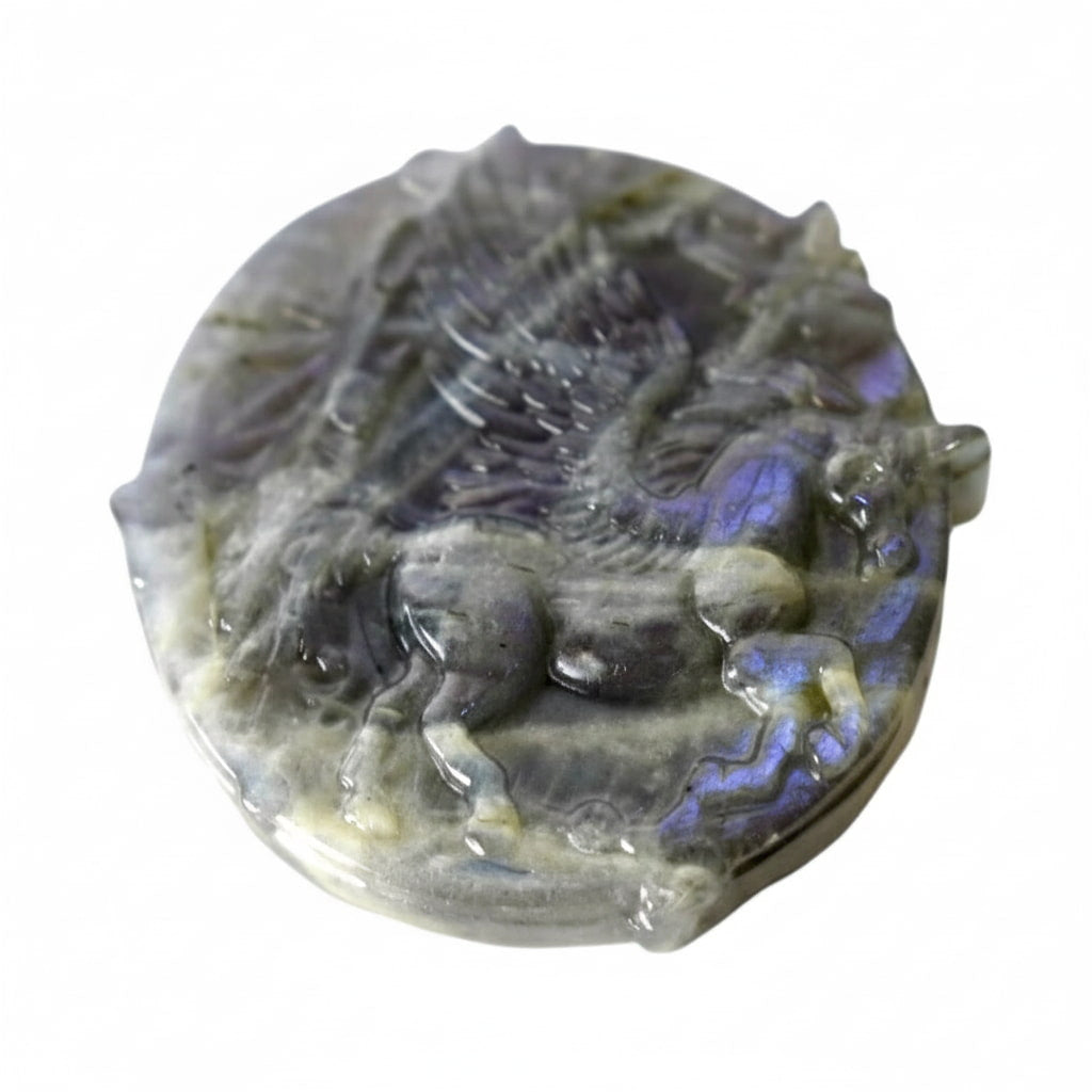 Labradorit Einhorn – Schillerndes Naturjuwel voller Magie CrystalScents