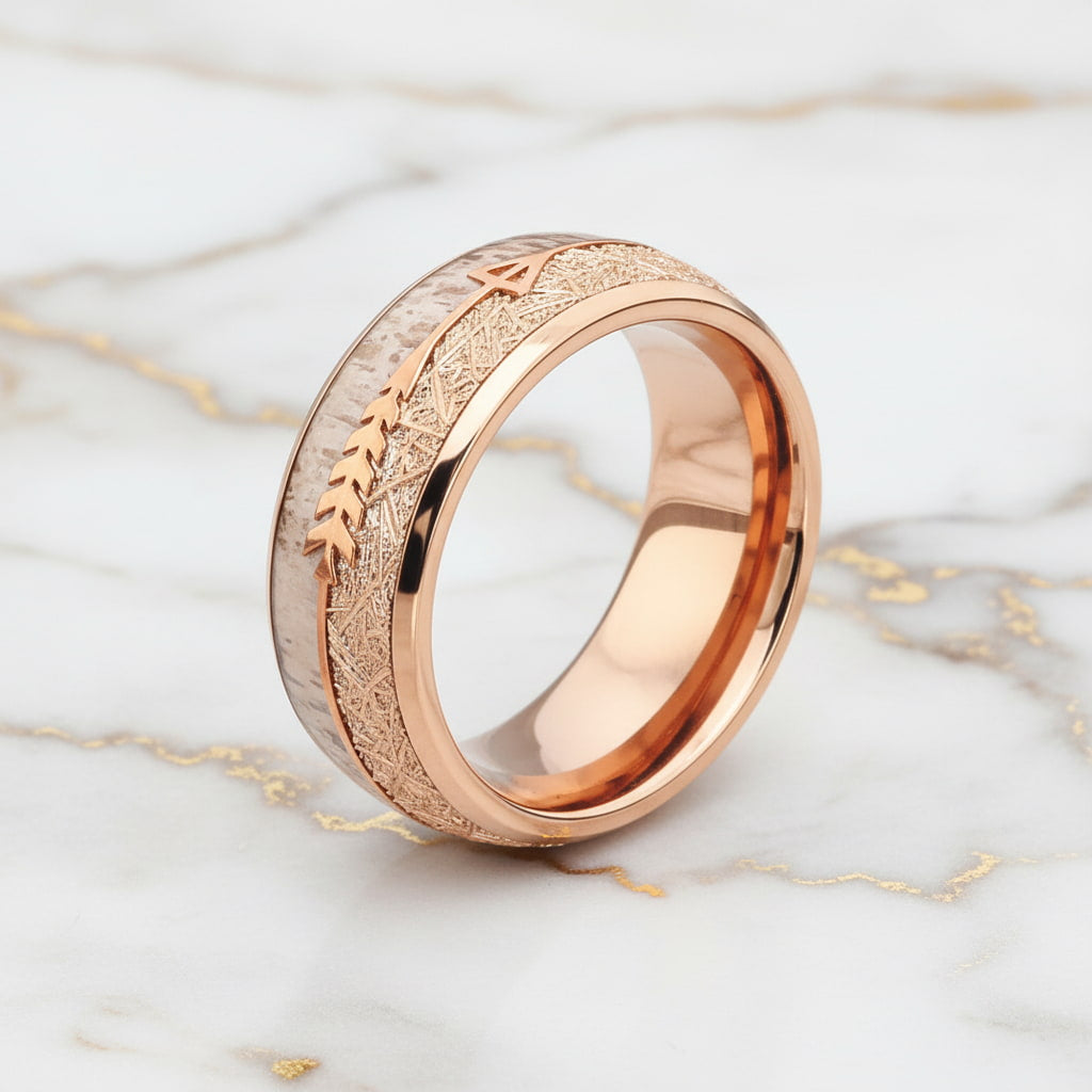 Ring mit Pfeil-Design – Goldenes Accessoire CrystalScents