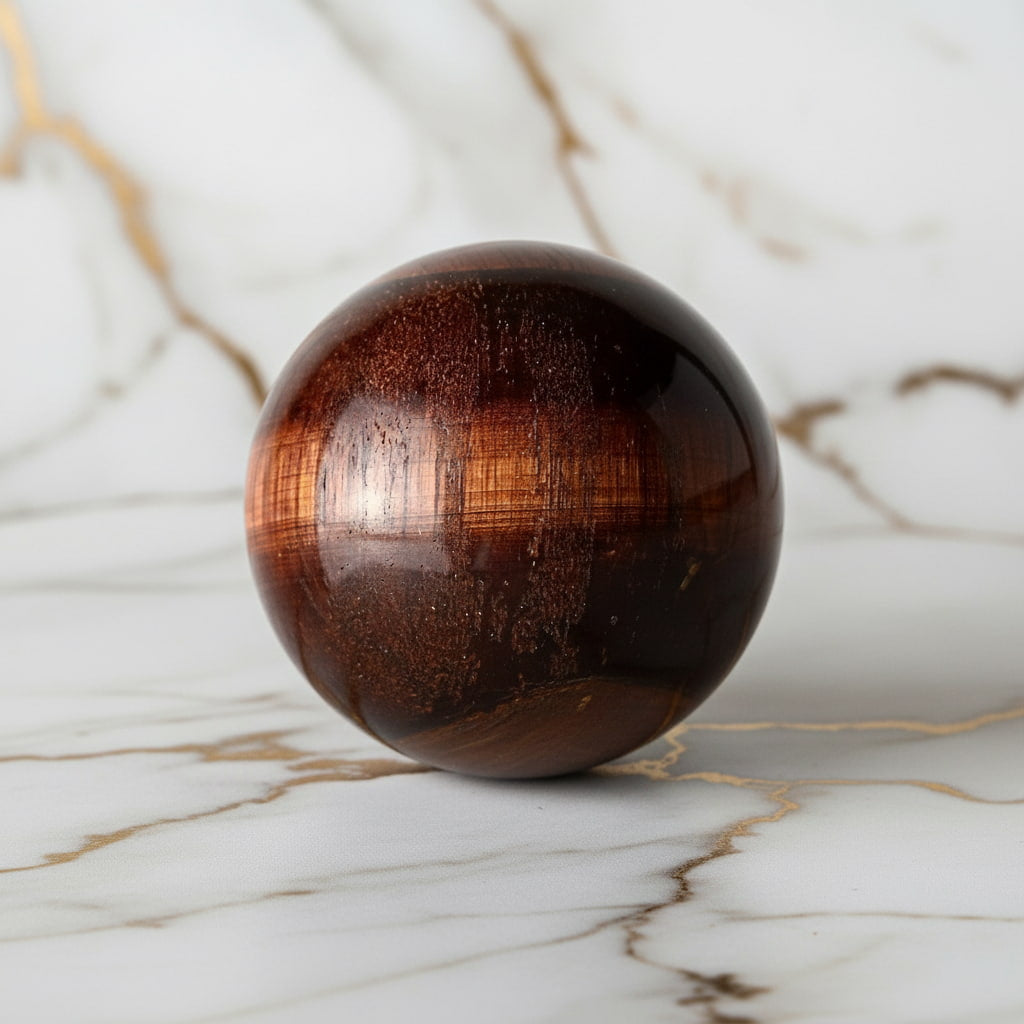 Tigerauge Kugel – Klarheit JETZT sichern CrystalScents