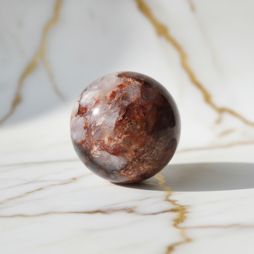 Feuerquarz Kugel – Motivation & Kraft CrystalScents