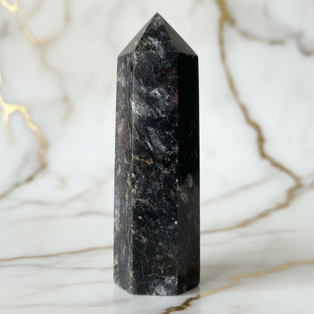 Granat Obelisk – Ausrichtung & Schönheit CrystalScents