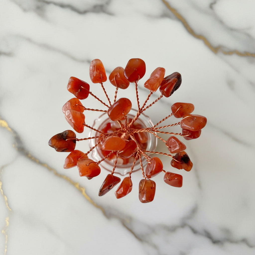 Mini Karneol Baum - Energie überall wo du willst CrystalScents
