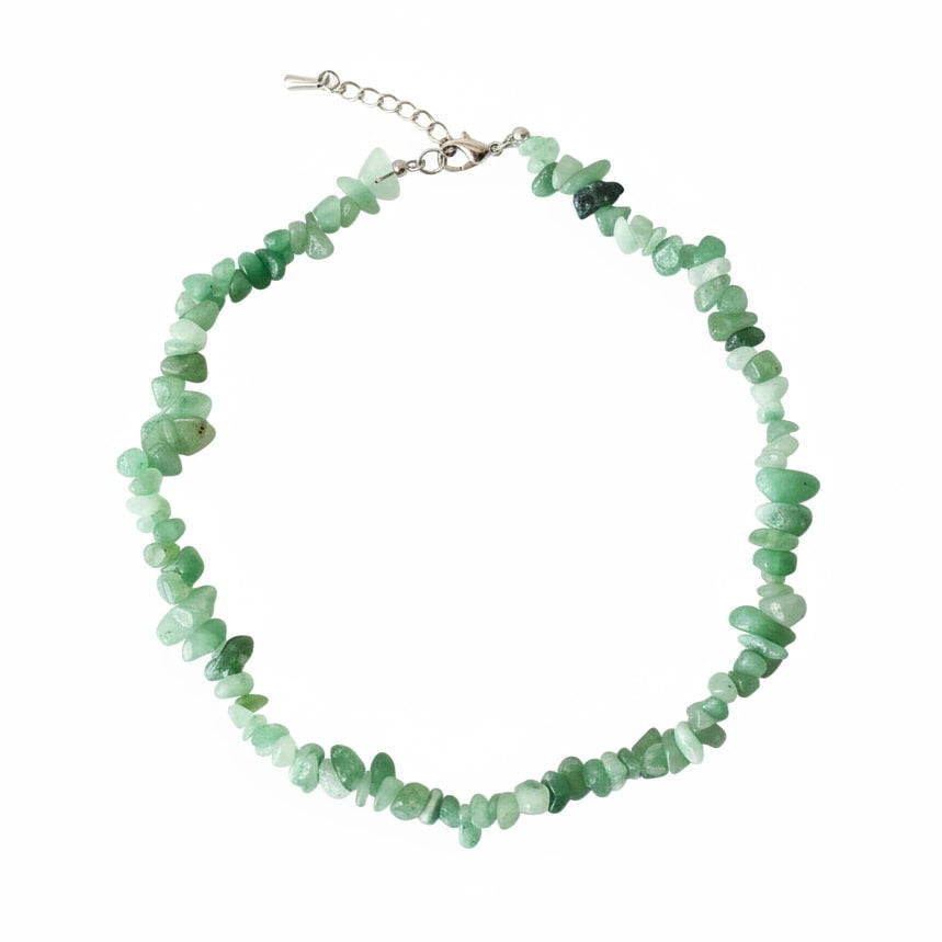 Aventurin Splitter Halskette – Ruhe & Lebensfreude