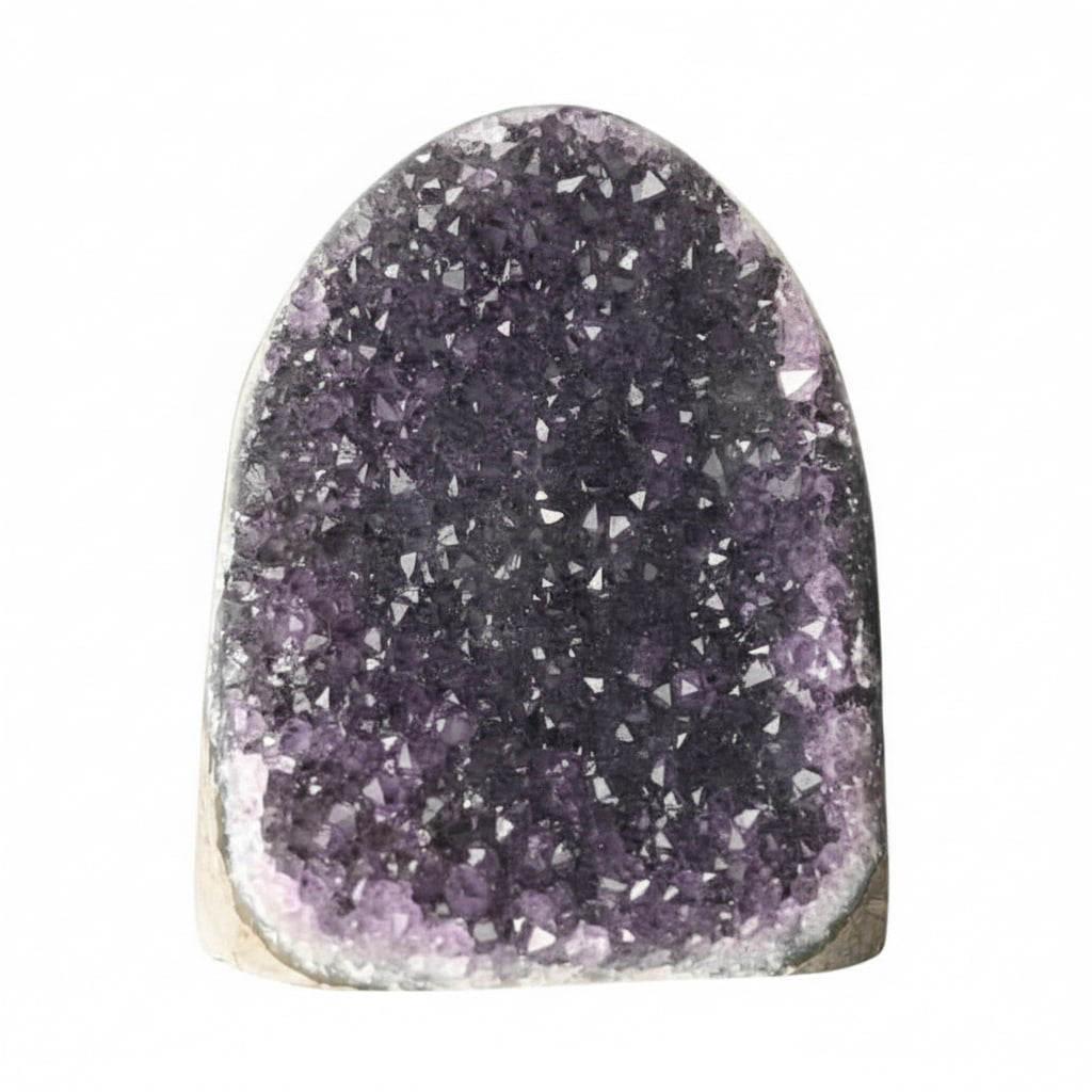 Große Amethystdruse – Funkelnde Spitzen für Wohnräume CrystalScents
