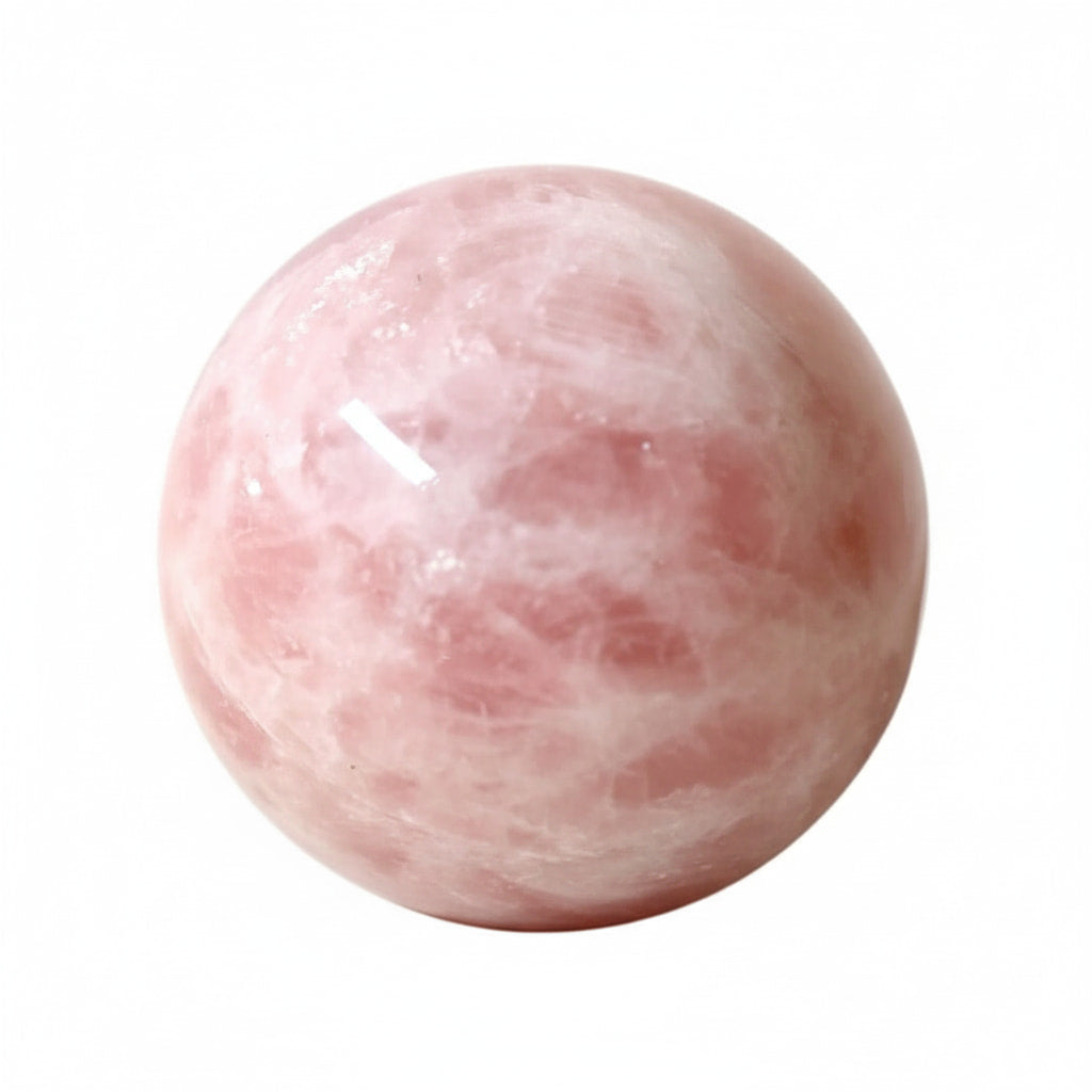 Große Rosenquarz Kugel – Gelassenheit & Geborgenheit CrystalScents