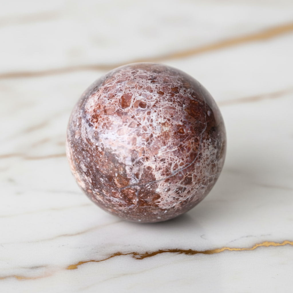 Achat Kugel – Einzigartige Muster