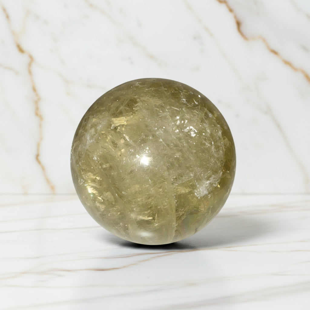 Citrin Kugel – Strahlendes Highlight CrystalScents
