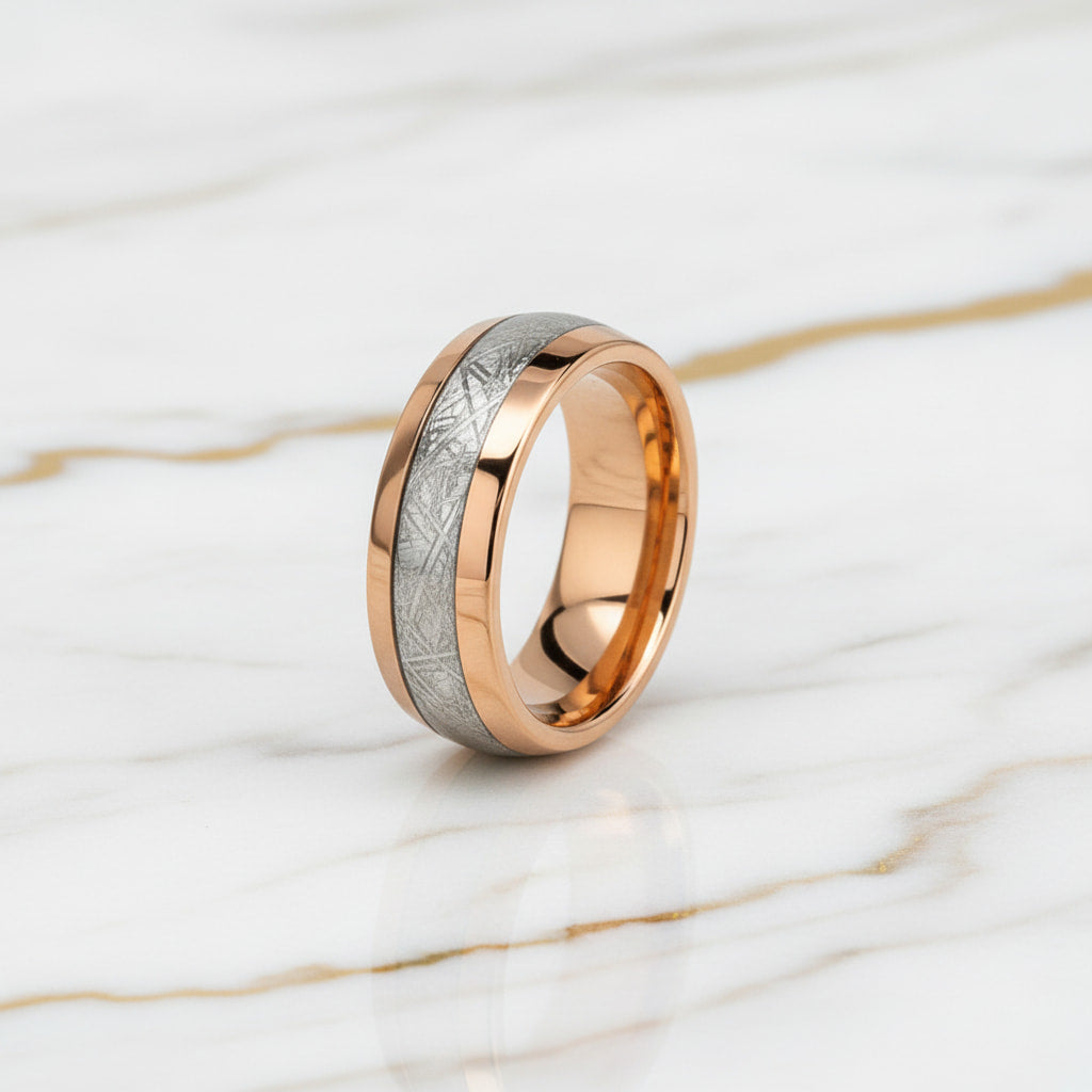 Ring Roségold mit Silber-Akzent – stilvolle Kontraste CrystalScents