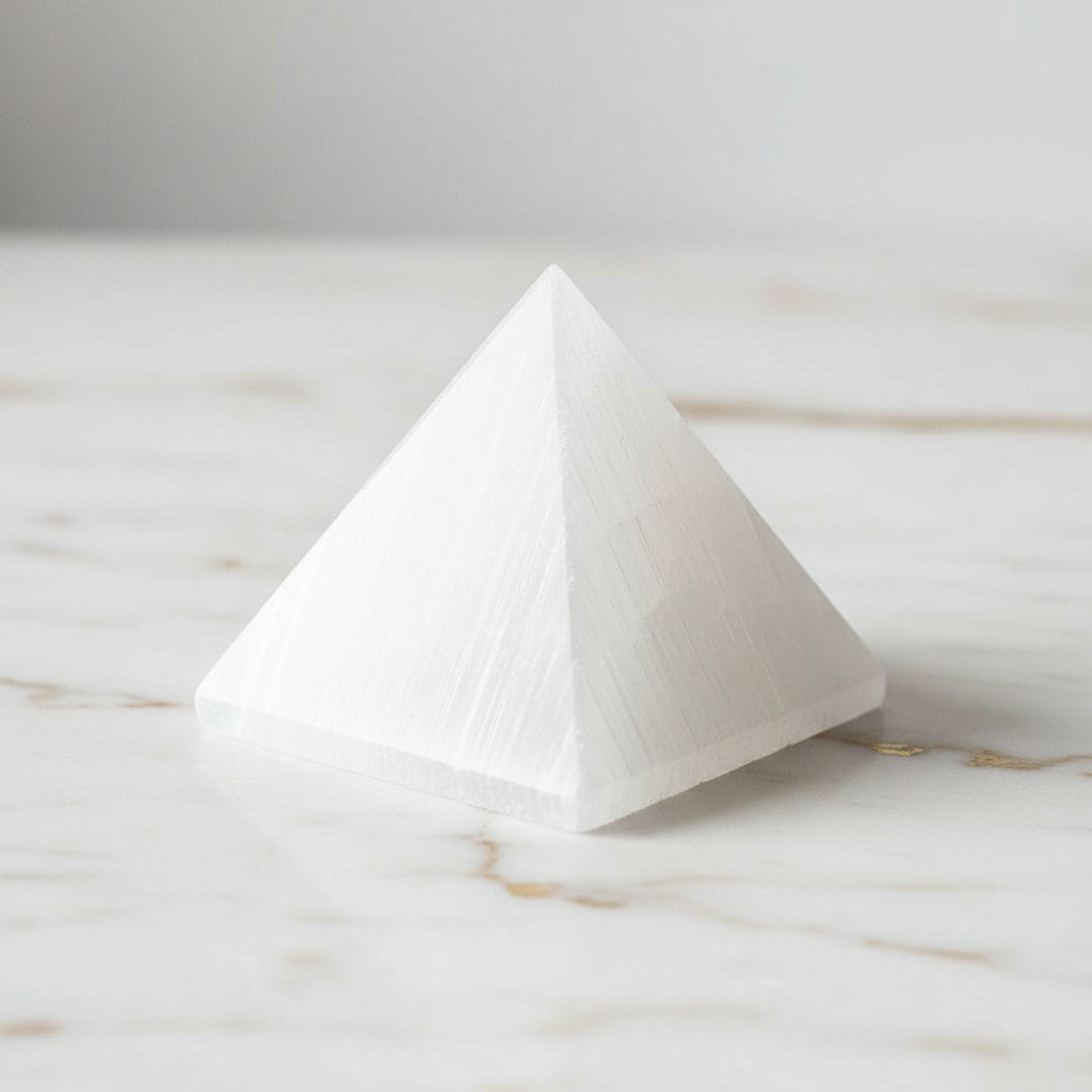 Selenit Pyramide  – Wohn- & Meditationsräume