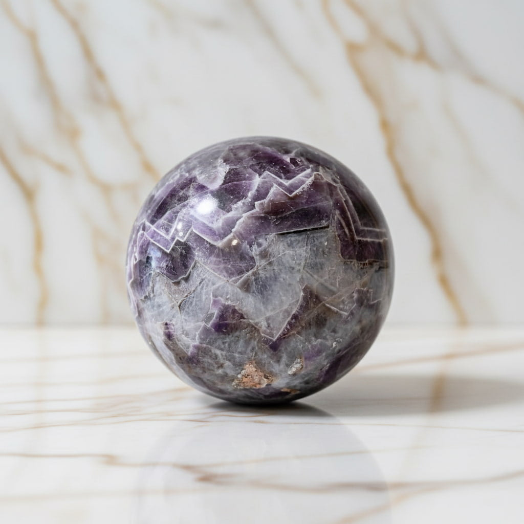 Sehr große Amethyst Kugel – Meditation, Raumenergie & Harmonie CrystalScents