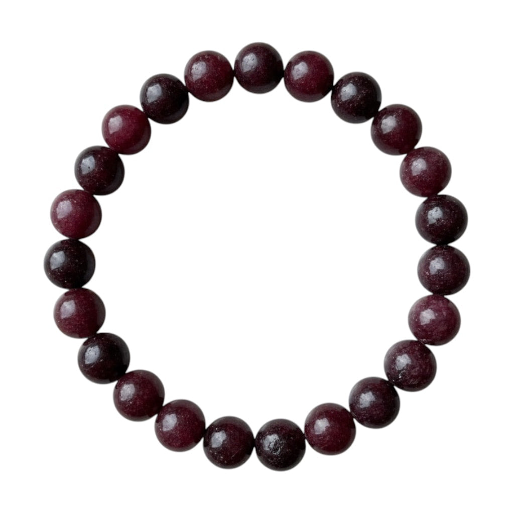 Granat Kugelarmband – Kraft & innere Stärke