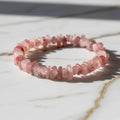 Erdbeerquarz Splitterarmband - Freude & Leichtigkeit CrystalScents