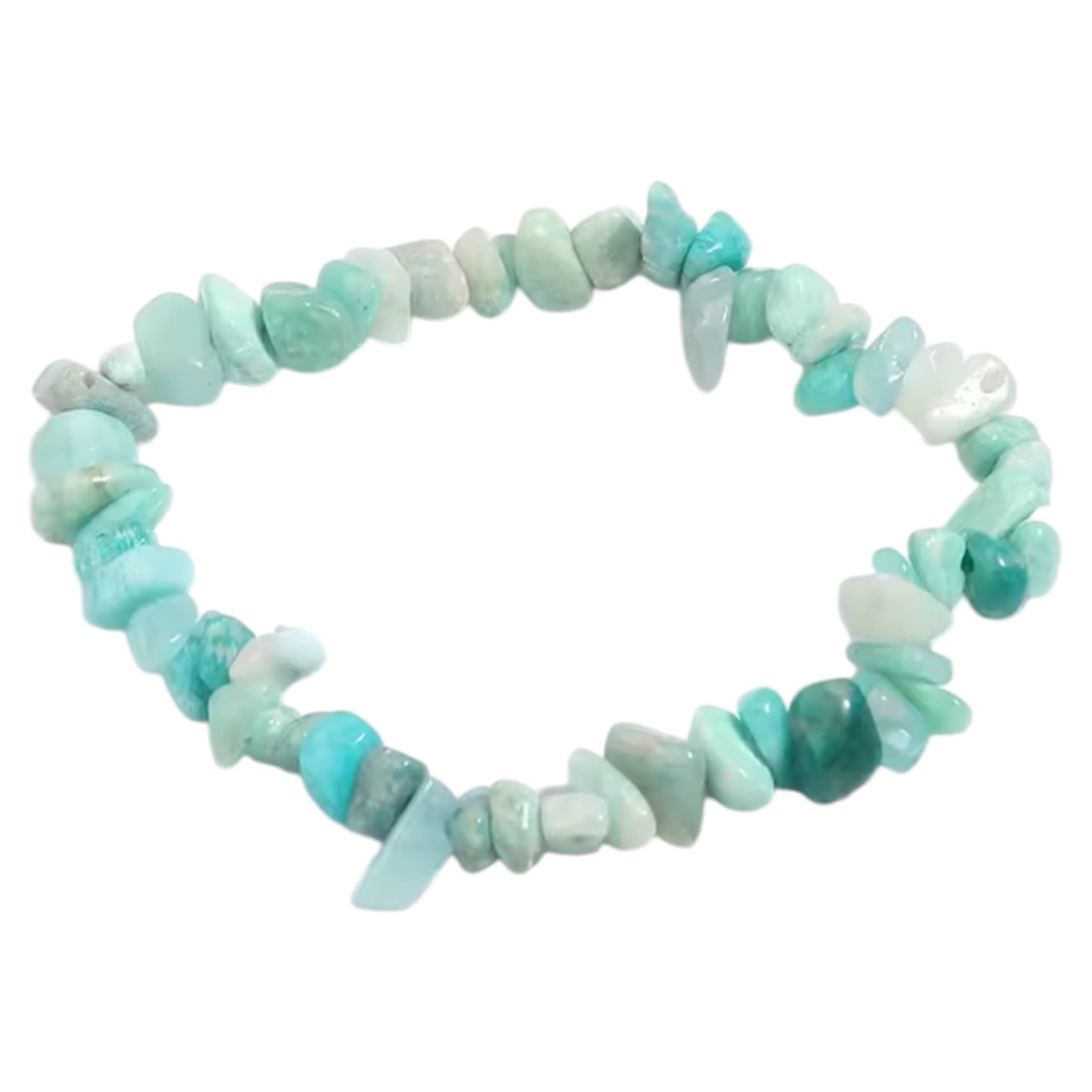 Amazonit Splitterarmband – Klarheit & Stärke