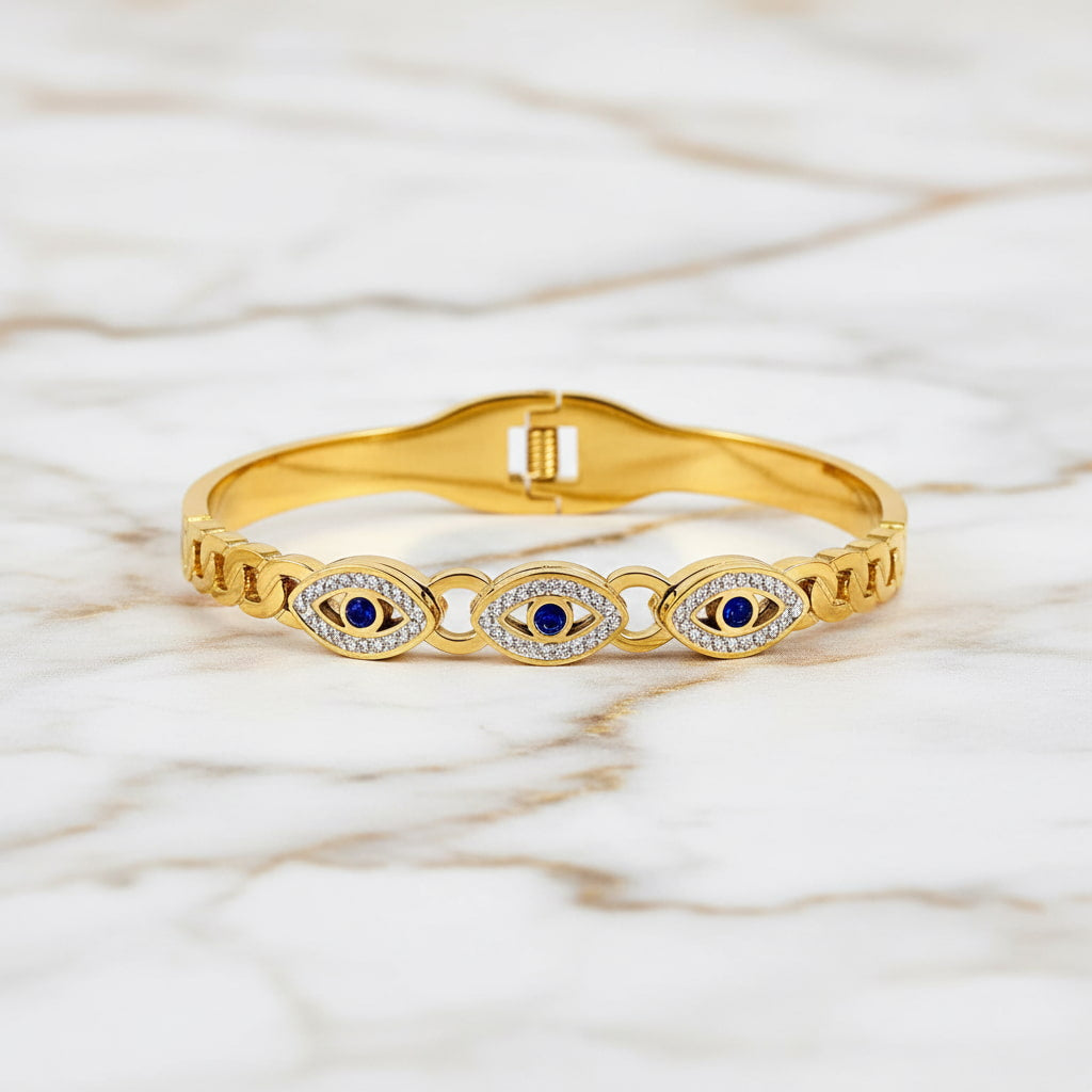 Armband – Goldarmband mit Augenmotiven CrystalScents