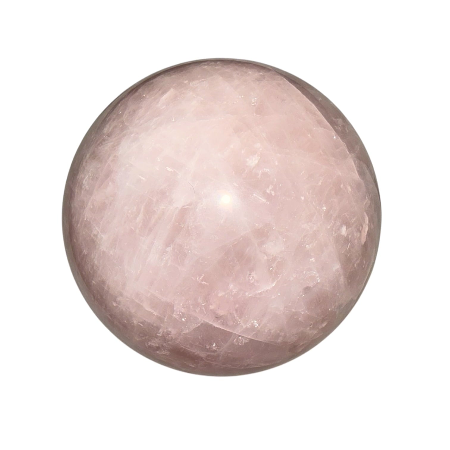 Rosenquarz Kugel – Freude & Liebe CrystalScents
