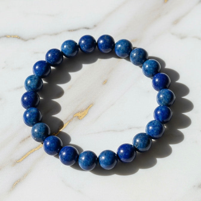 Lapislazuli Kugelarmband – Klarheit & Weisheit