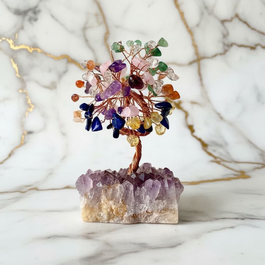 Amethystdruse – Chakra Baum für Harmonie & Energie CrystalScents