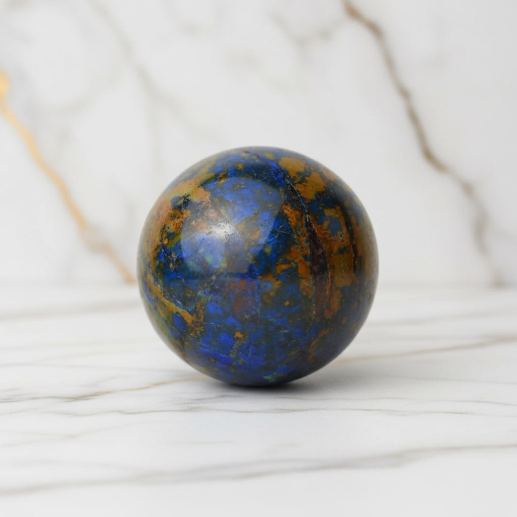 Phönix Lapislazuli Kugel – Erneuerung & Stärke CrystalScents