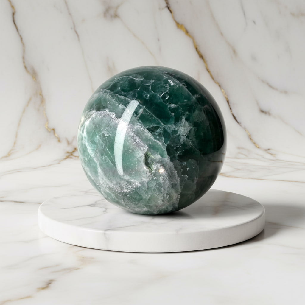 Fluorit Kugel – Intensives Naturjuwel CrystalScents