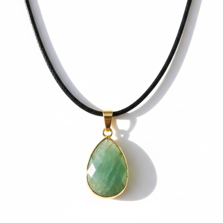 Aventurin Halskette - Facettiertes Glück