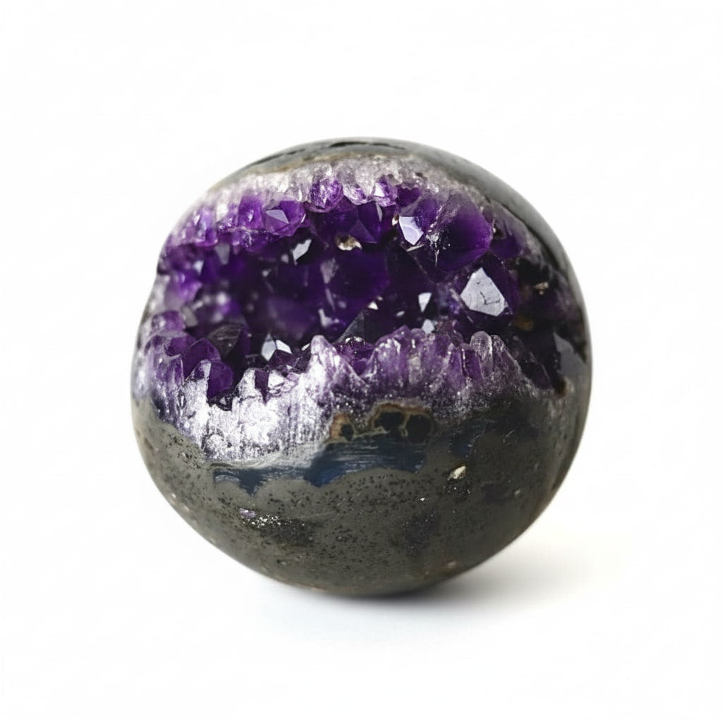 Amethyst Kugel – Funkelndes Naturjuwel CrystalScents