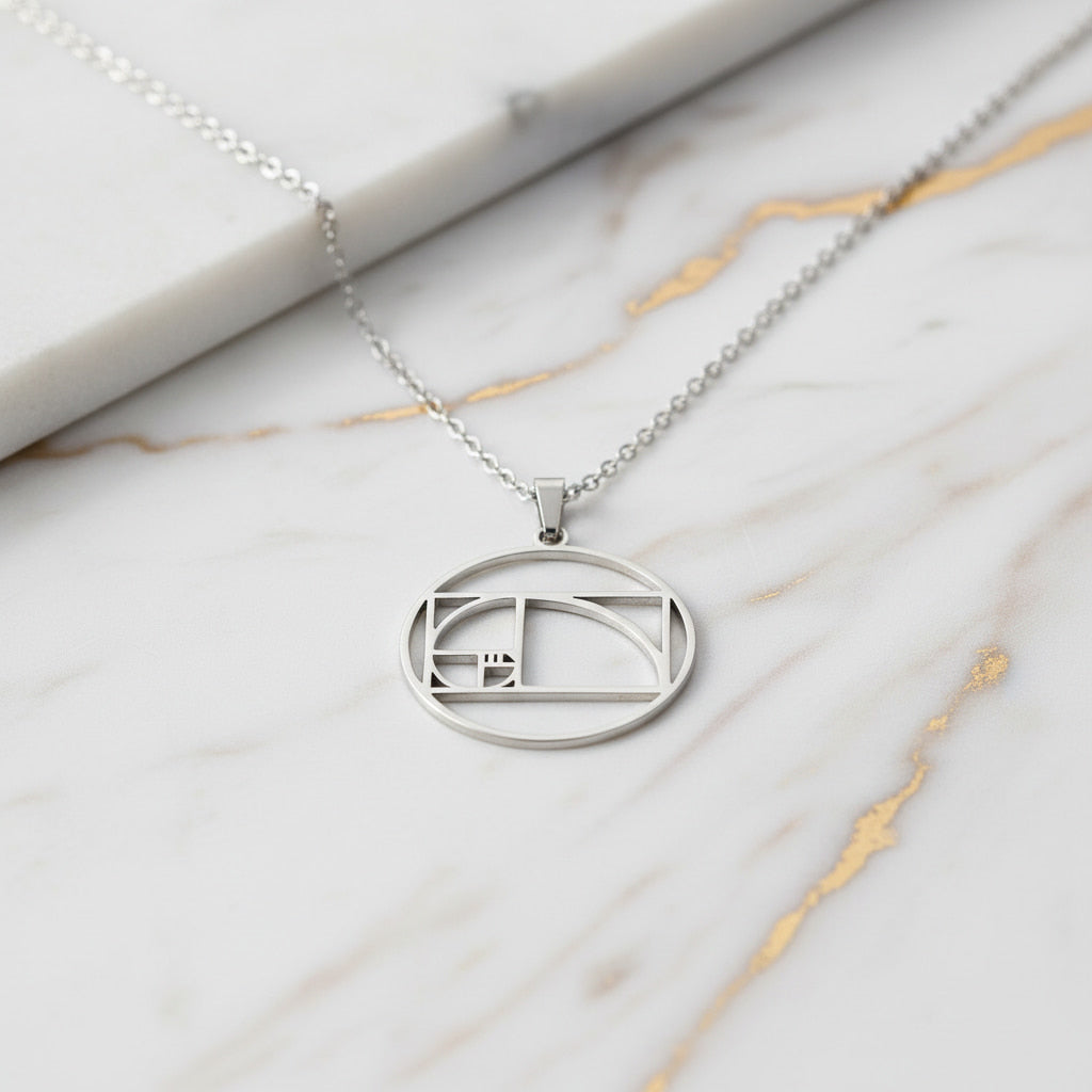 Halskette – Silber „Goldener Schnitt“ CrystalScents