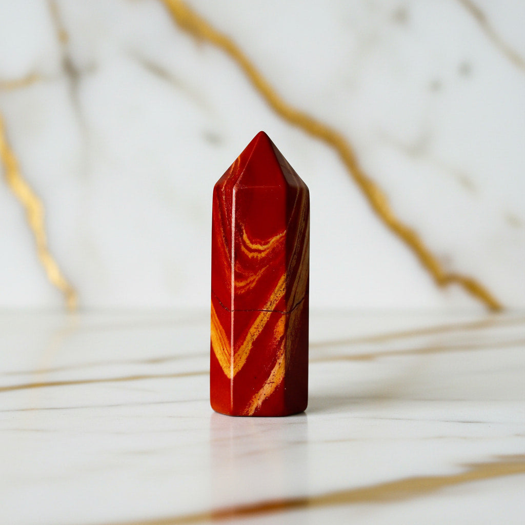 Jaspis Obelisk Mini – Erdung & Stärke