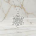 Halskette – Silberne „Heilige Geometrie“ CrystalScents