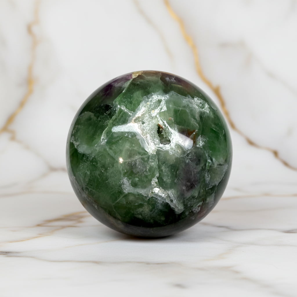 Fluorit Kugel – Farbe & Lebendigkeit