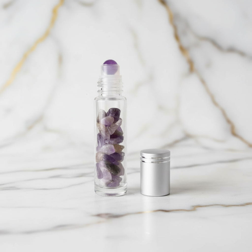 Amethyst Ölroller – Kristall für Entspannung & Achtsamkeit CrystalScents