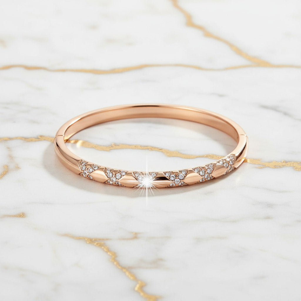 Armband Roségold – JETZT funkelndes Kreuzmuster sichern CrystalScents