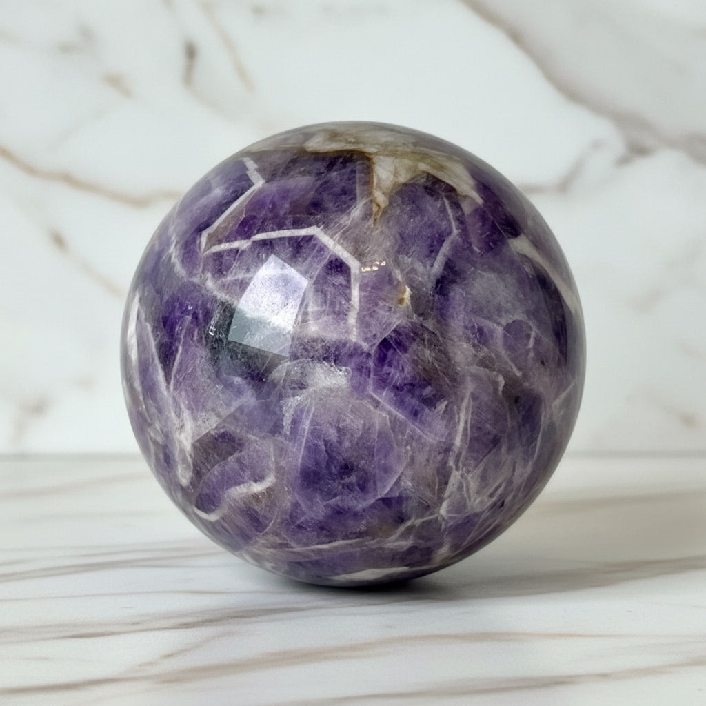 Amethyst Kugel – Voller Ruhe & Kraft CrystalScents