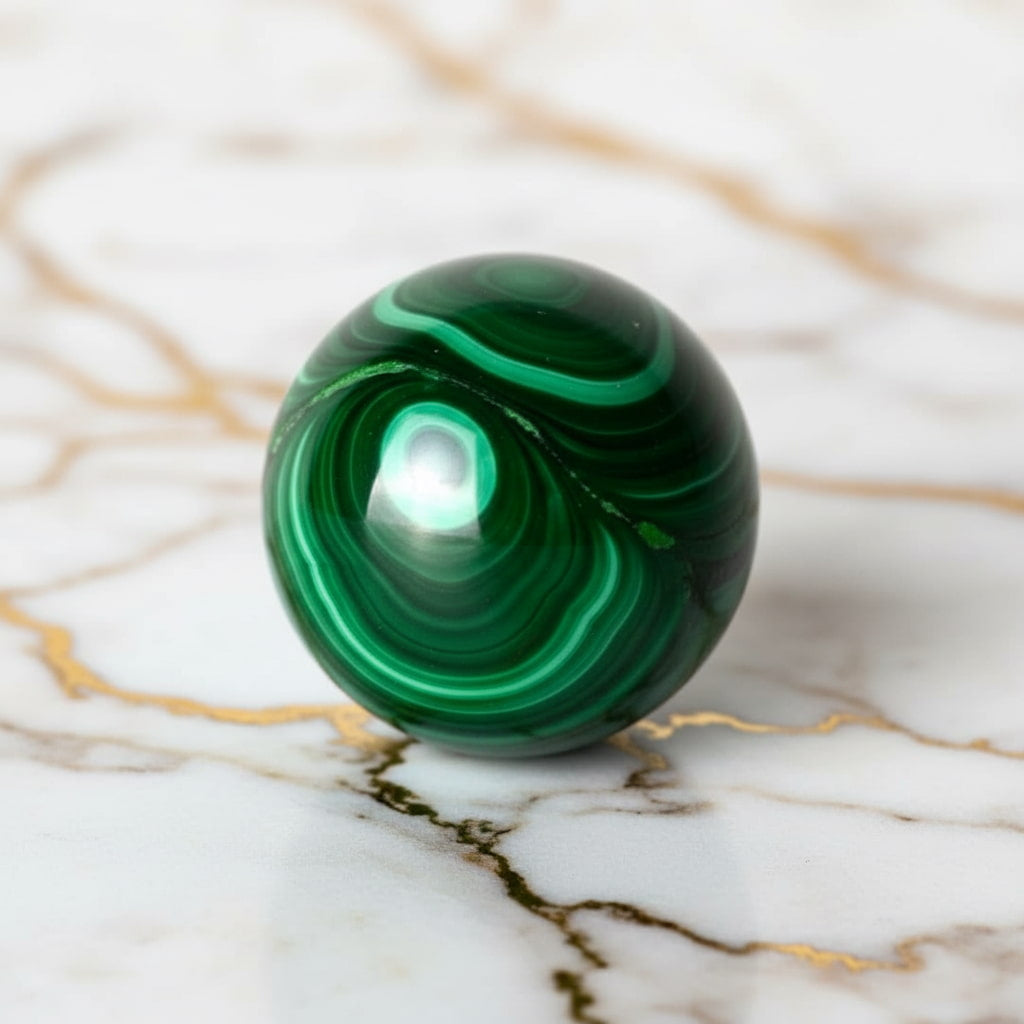 Malachit Kugel – Natürliche Kraft JETZT sichern CrystalScents