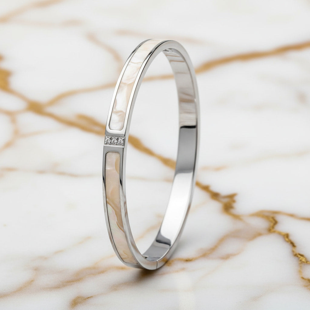 Armband - Silber mit Perlmuttglanz CrystalScents