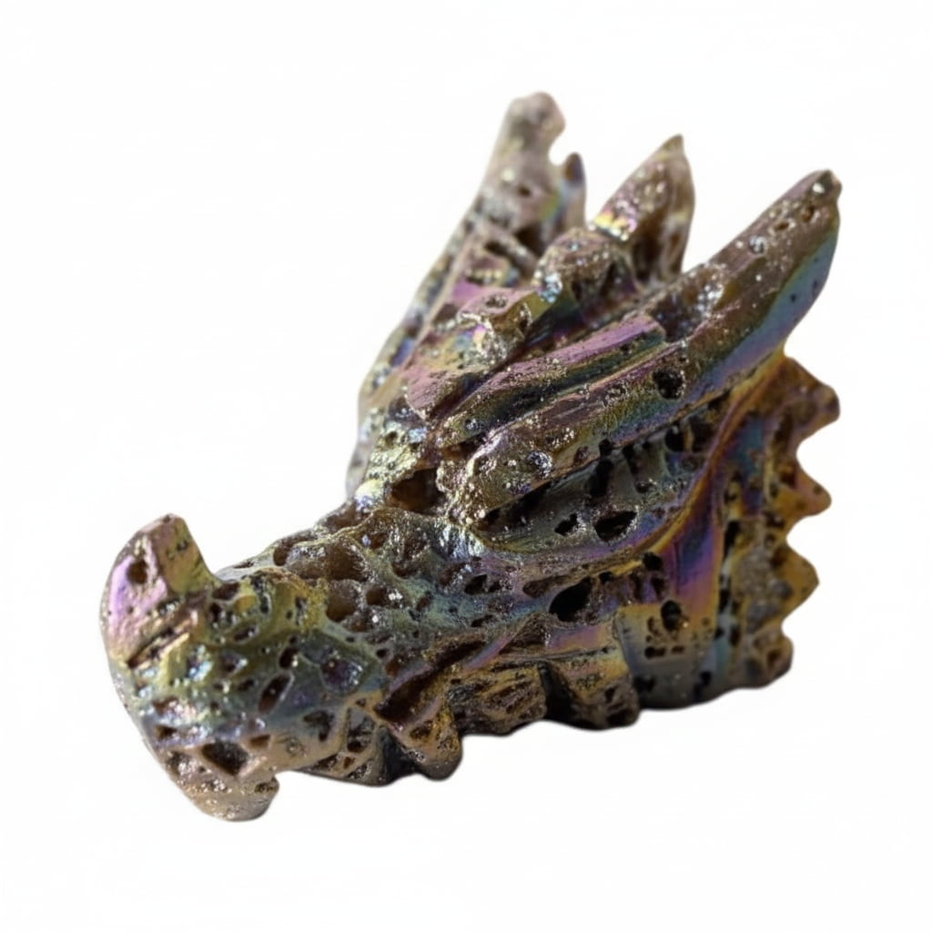 Aura Sphalerit Drachenkopf - Lebendige Farben CrystalScents