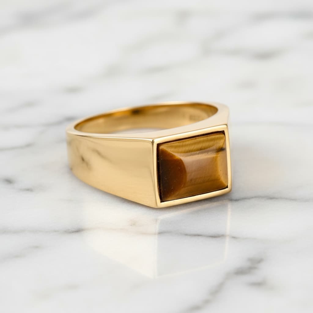 Tigerauge Ring – Stabilität & Selbstvertrauen CrystalScents