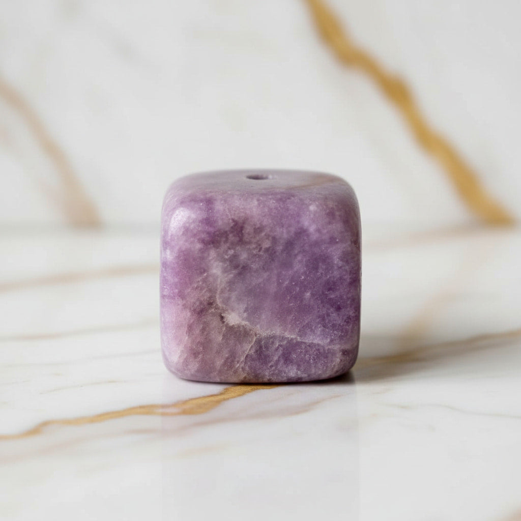 Lepidolith Duftstäbchenhalter – Entspannte Aromastunden CrystalScents